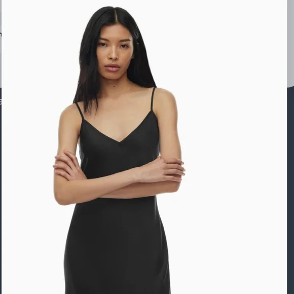 Aritzia Dresses New Only Slip Satin Maxi Dress Poshmark